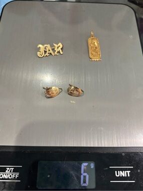 14k Gold jewelry lot 6 grams